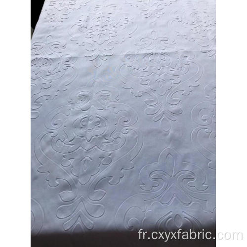 Polyester 3D gaufré pour drap de lit